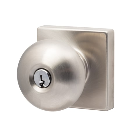 Sure-Loc Hardware Sure-Loc Hardware Durango Square Entry Knobset, Satin Nickel DU107-SQ 15